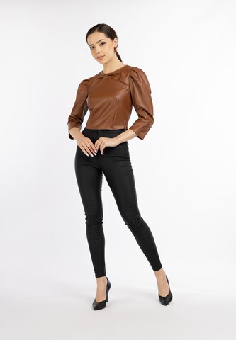 faina - Blusa en marrón