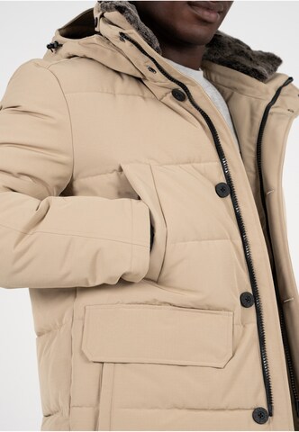 Giacca invernale 'The Swiss Yuppie' di Prohibited in beige