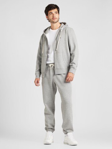 TOMMY HILFIGER Sweat jacket 'Essential' in Grey