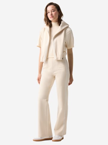 BOGNER Wide Leg Hose 'Lana' in Beige