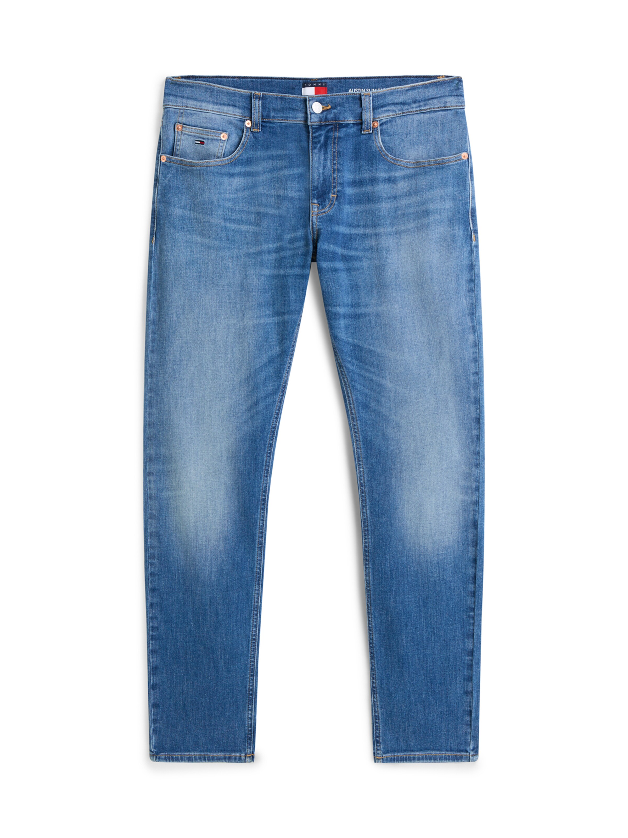 Tommy Jeans Slimfit Jeans 'AUSTIN' in Blau: Vorderseite