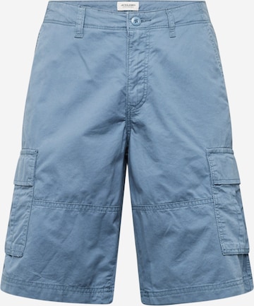 Pantalon cargo 'COLE CAMPAIGN' JACK & JONES en bleu : devant