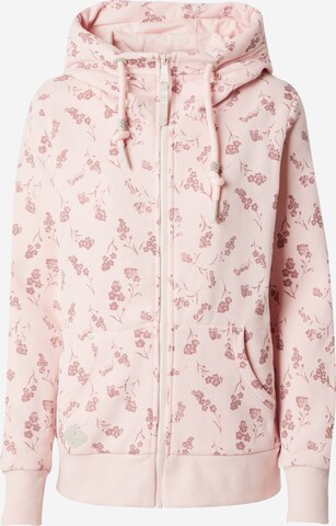 Ragwear Sweatjacke 'NESKA' in Pink: predná strana