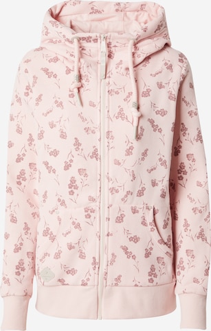 Ragwear Sweatjacke 'NESKA' in Pink: predná strana