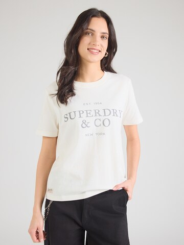 Superdry & Co Póló - bézs: elől
