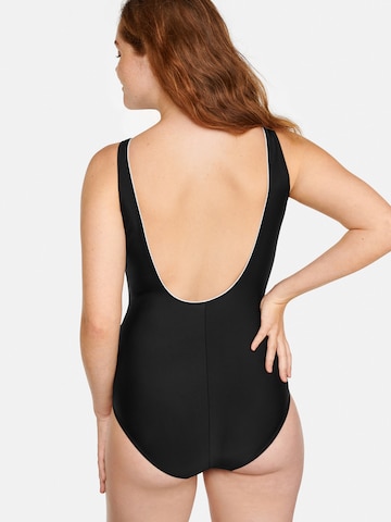 NATURANA Bustier Badpak in Zwart