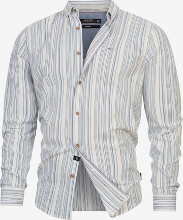 Chemise 'Terra' INDICODE JEANS en bleu : devant