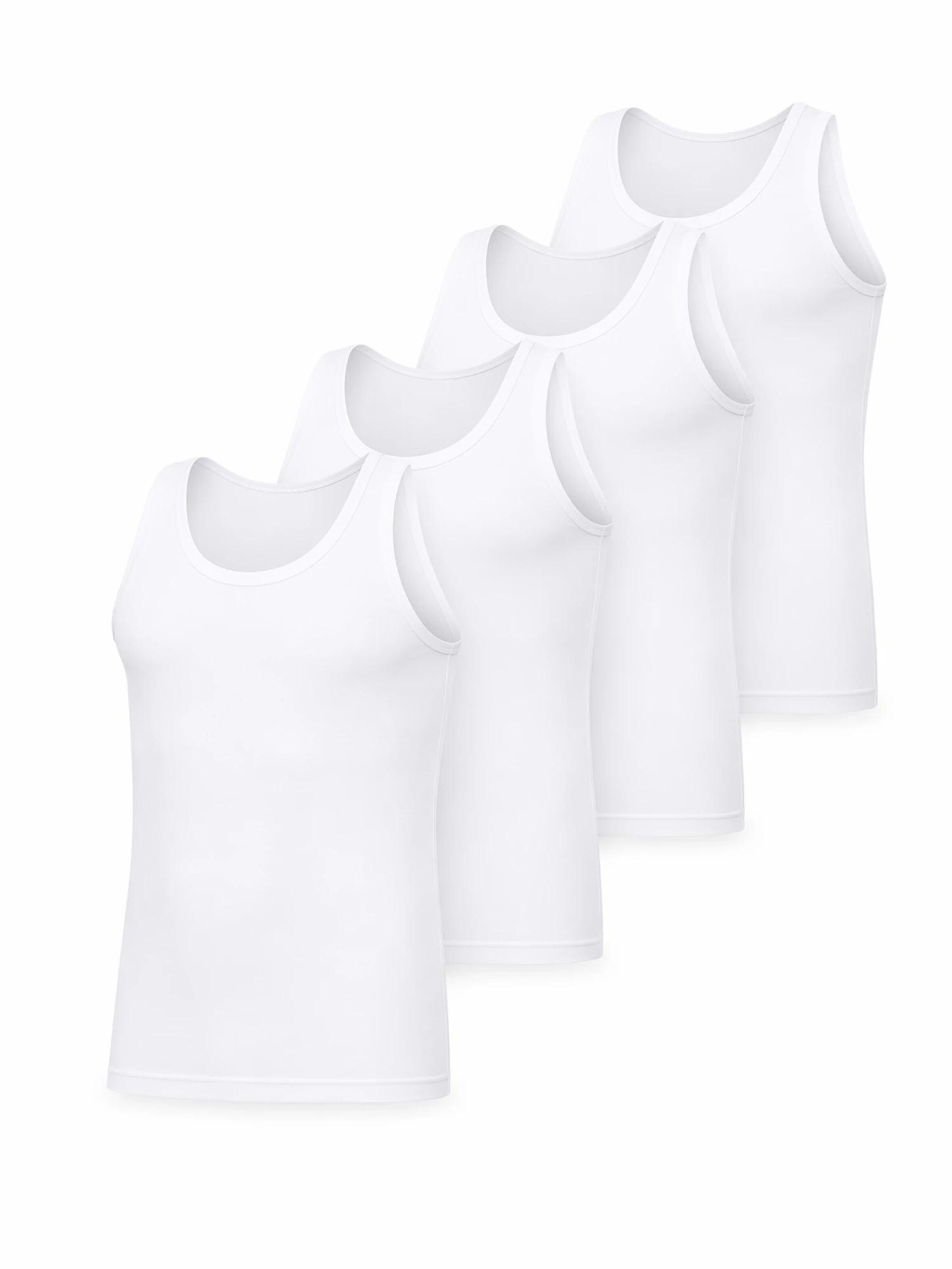 LOREZA - Camiseta térmica 'Herren Unterhemden Tom' en blanco: frente