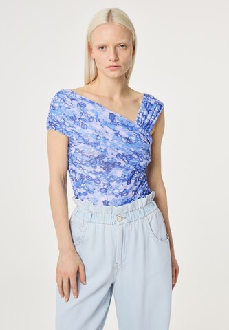 Fabienne Chapot Top in Blauw: voorkant