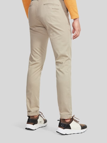 Coupe slim Pantalon chino MEYER en beige
