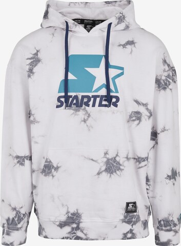 Sweat-shirt Starter Black Label en blanc : devant