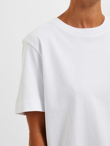 SELECTED FEMME Μπλουζάκι σε λευκό
