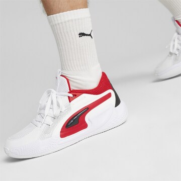 PUMA Sportschoen 'Court Rider Chaos' in Wit: voorkant