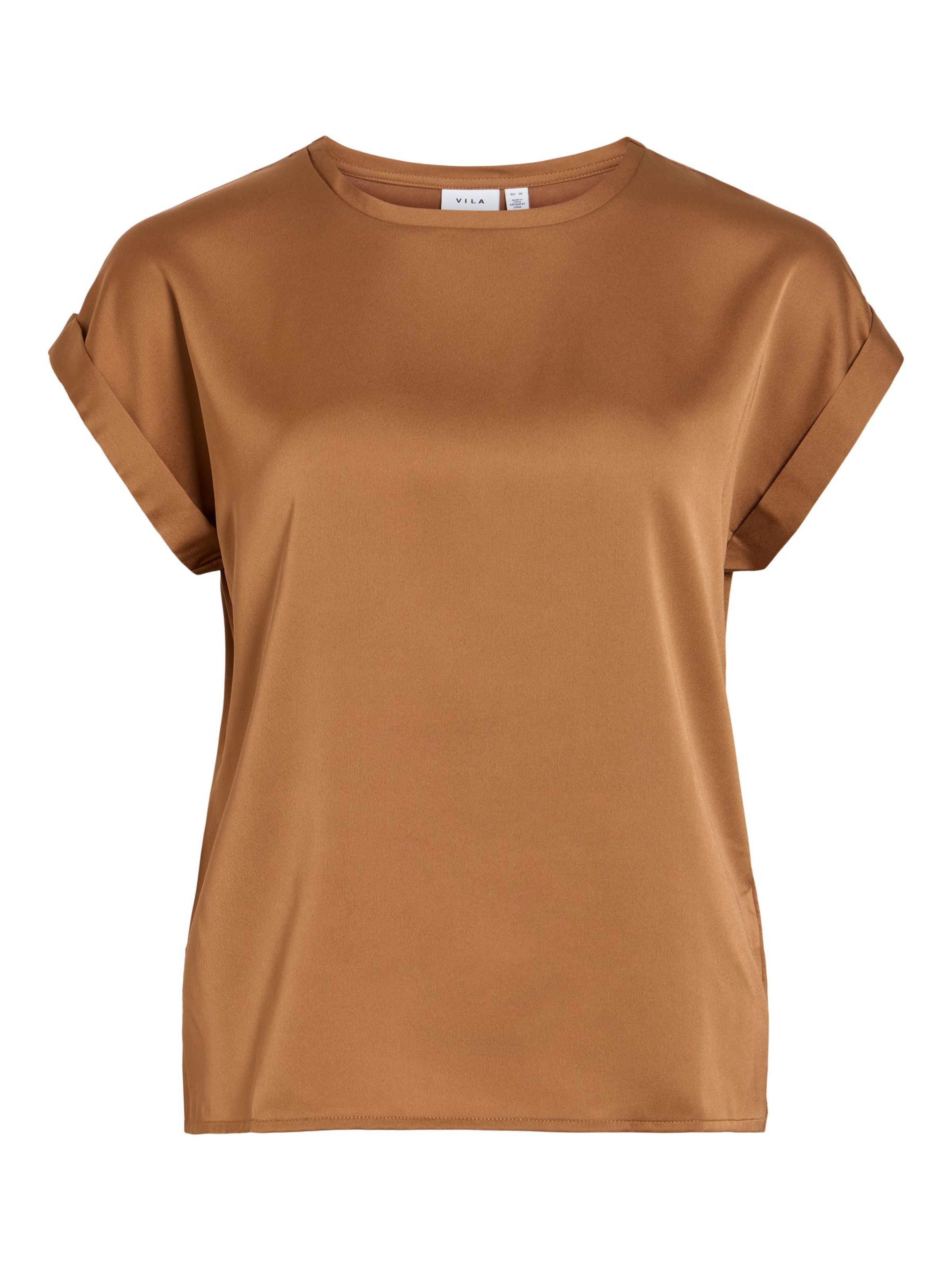 T-shirt 'VIEllette' VILA en marron : devant