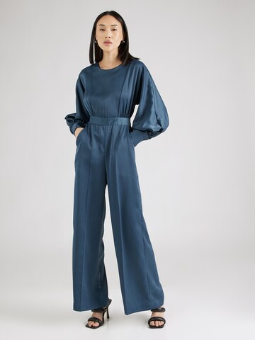 Closet London Jumpsuit in Blue: front