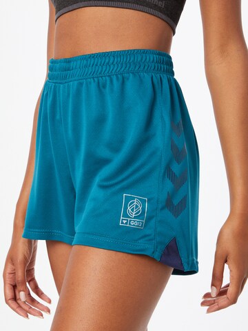 Hummel Regular Sportshorts 'GG12 Action' in Blau