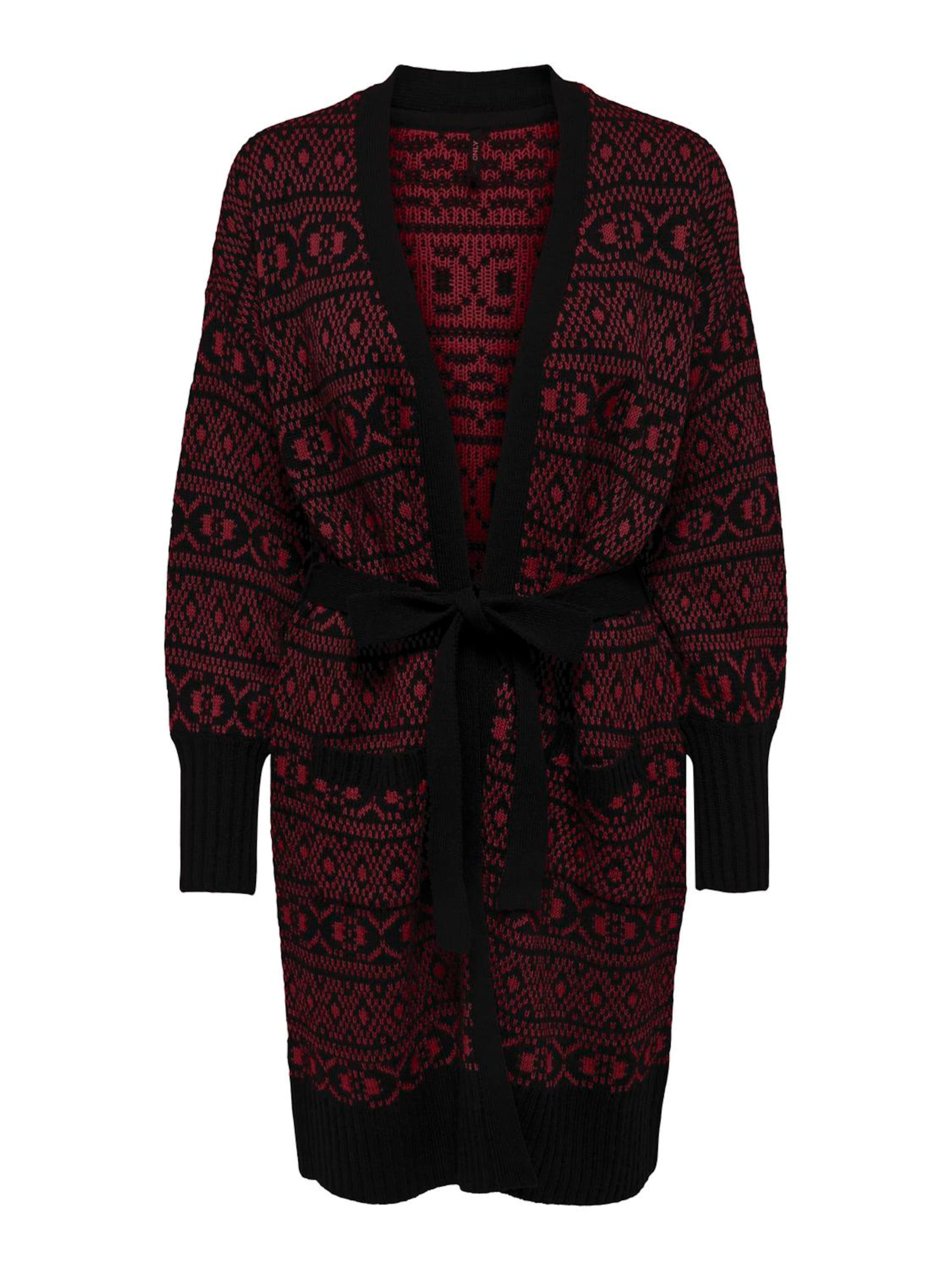 Cardigan 'ONLSIGRUN' ONLY en rouge : devant