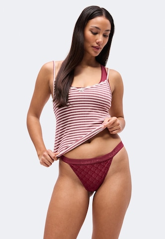 Calvin Klein Underwear Tanga – červená