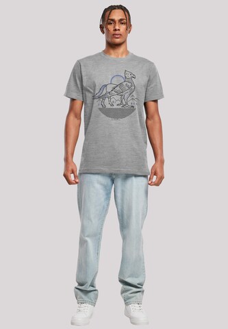 T-Shirt 'Harry Potter Buckbeak Line Art' F4NT4STIC en gris