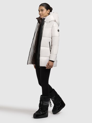 Manteau d’hiver ' Grana-YM ' khujo en blanc