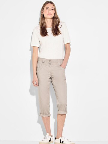 Coupe slim Pantalon 'New York' CECIL en beige