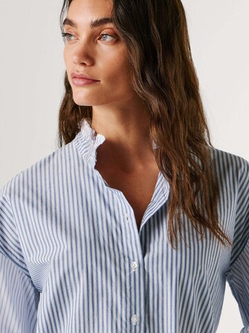 Pepe Jeans Bluse 'Aper' in Blau