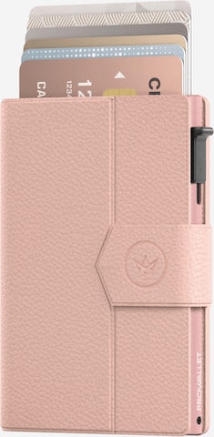 Porte-monnaies 'Pasjeshouder Plus Pebble' Prowallet en rose : devant