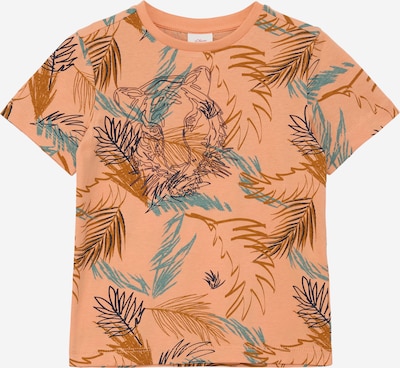 s.Oliver T-Shirt en mélange de couleurs / orange, Vue avec produit