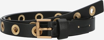 Ceinture AllSaints en noir : devant