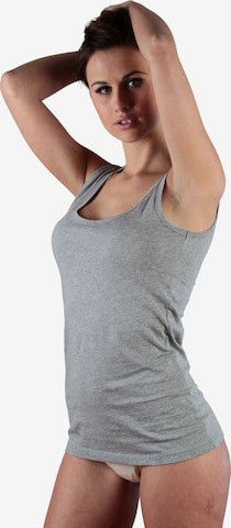 Albero Natur Top 'Damen Tanktop aus Bio-Baumwolle' in Grey: front