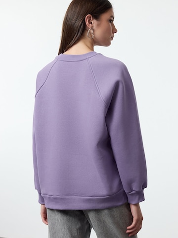 Trendyol Sweatshirt in Lila