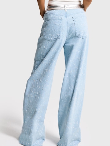 IT'S BASIC Baggy Jeans 'Baggy Mid Rise Jeans' in Blauw