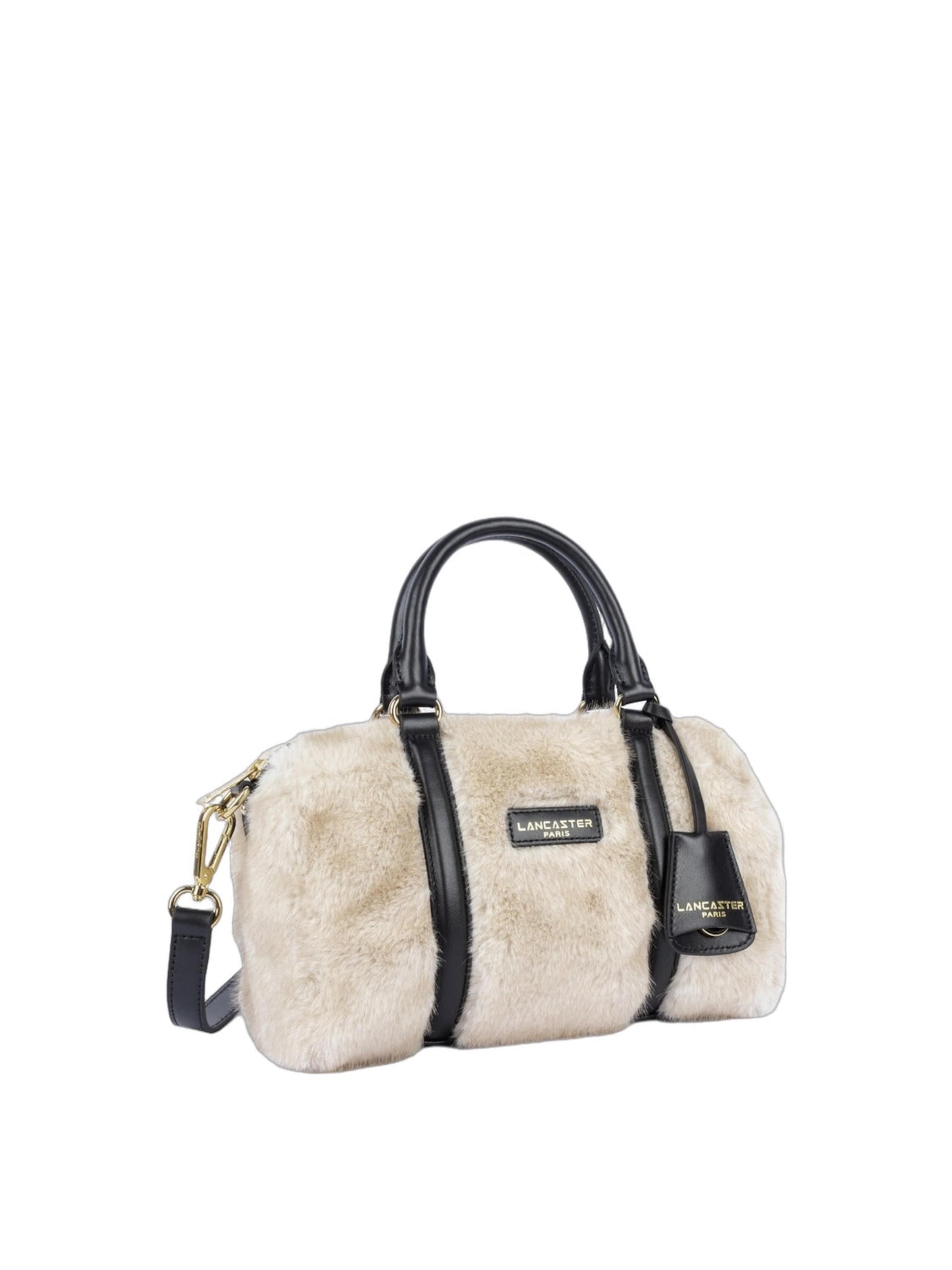 LANCASTER Paris - Bolso de mano 'Moumoute' en beige