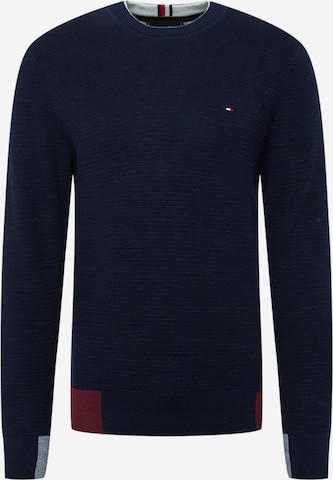 TOMMY HILFIGER Sweter w kolorze niebieski: przód