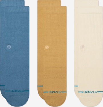 Chaussettes de sport Stance en beige : devant