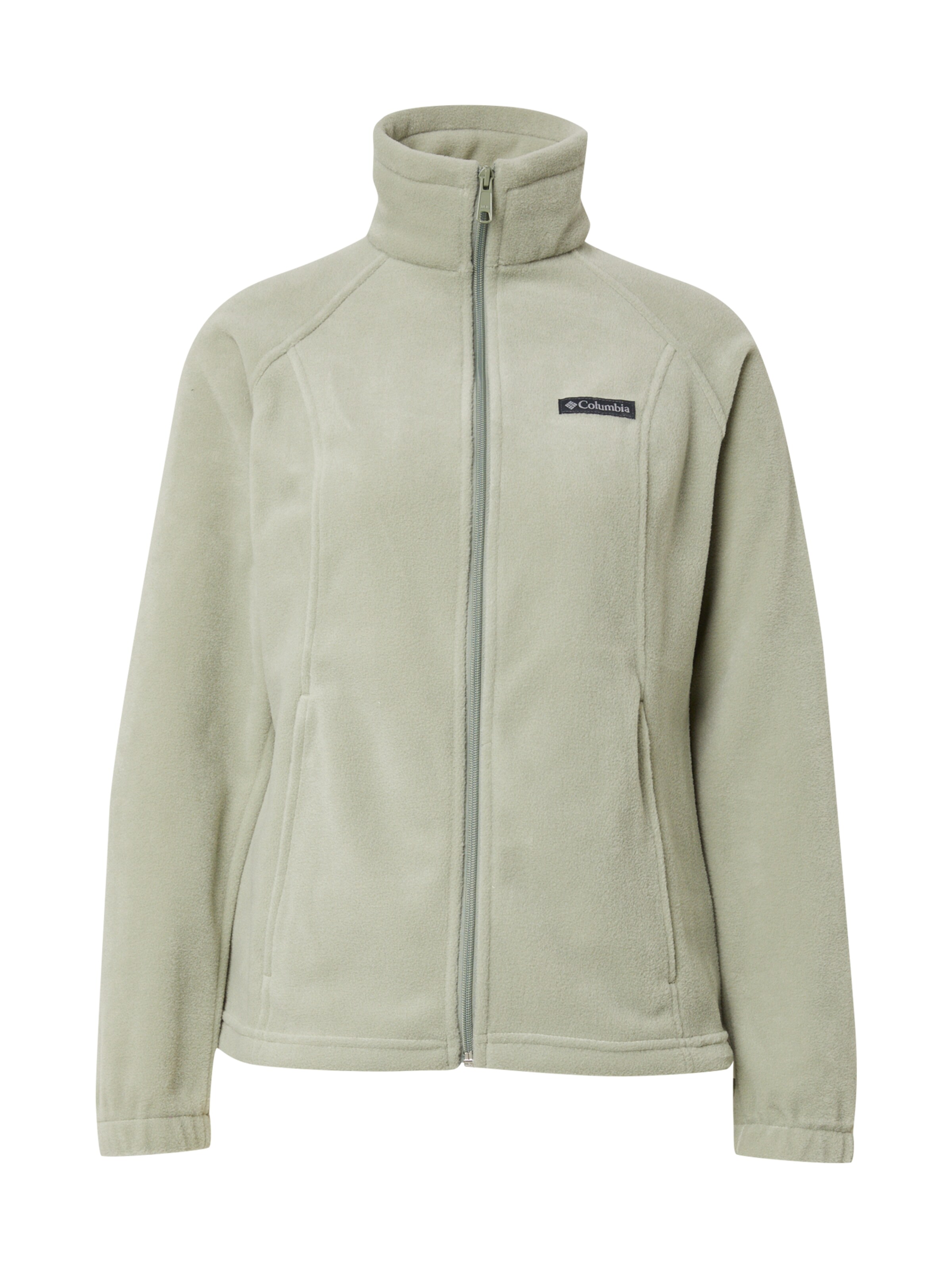 COLUMBIA Athletic Fleece Jacket 'Benton Springs' in Green: front