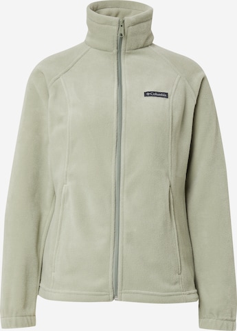 COLUMBIA Функциональная флисовая куртка 'Benton Springs' в Зеленый: спереди