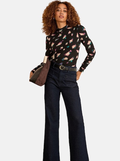 love & roses Majica | bež / smaragd / fuksija / črna barva, Prikaz izdelka