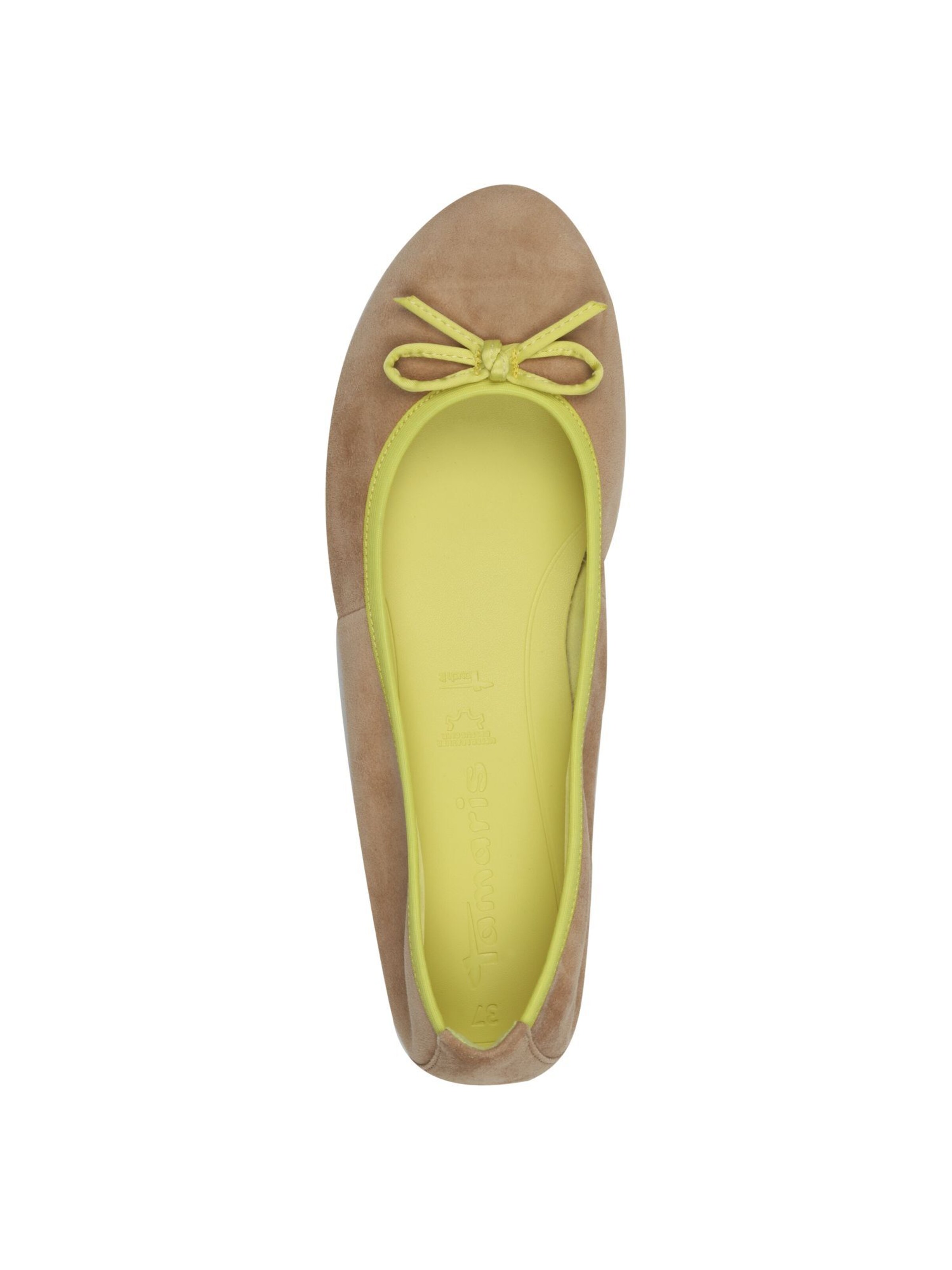 Tamaris Ballet Flats in Beige