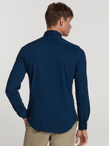 Slim fit Camicia 'Pablo' di Shiwi in blu