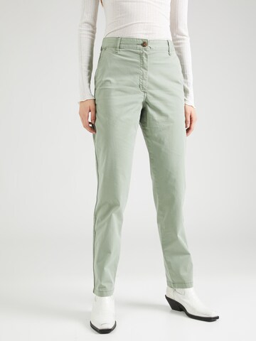 Marks & Spencer Regular Chino in Groen: voorkant