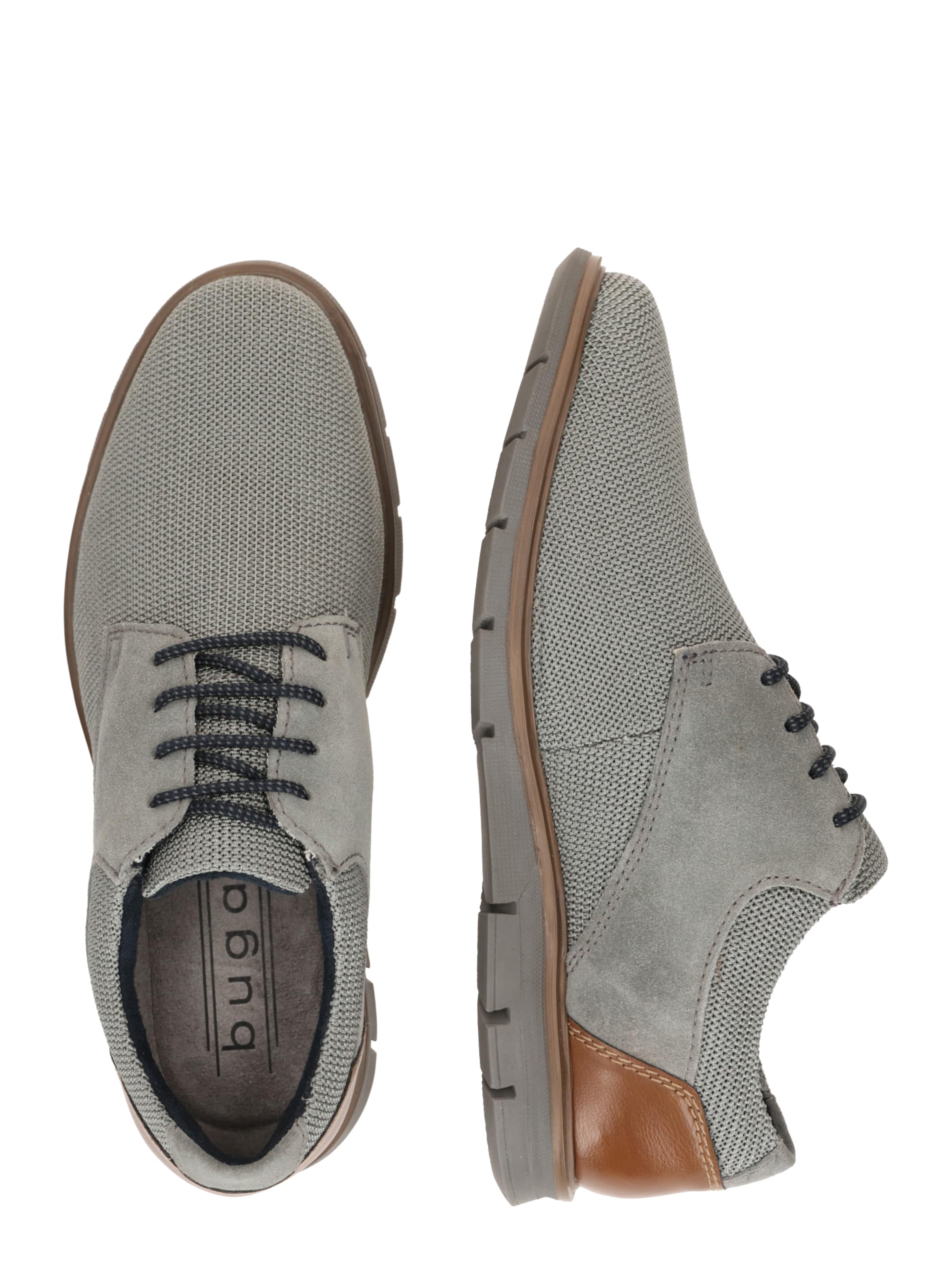 bugatti Šněrovací boty – šedá