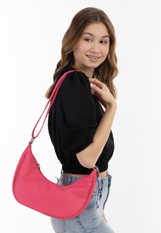 MYMO Crossbody Bag in Pink: front