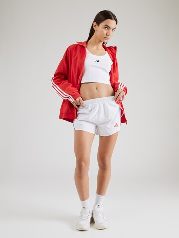 ADIDAS PERFORMANCE Slim fit Sports trousers 'Adizero Retro' in White