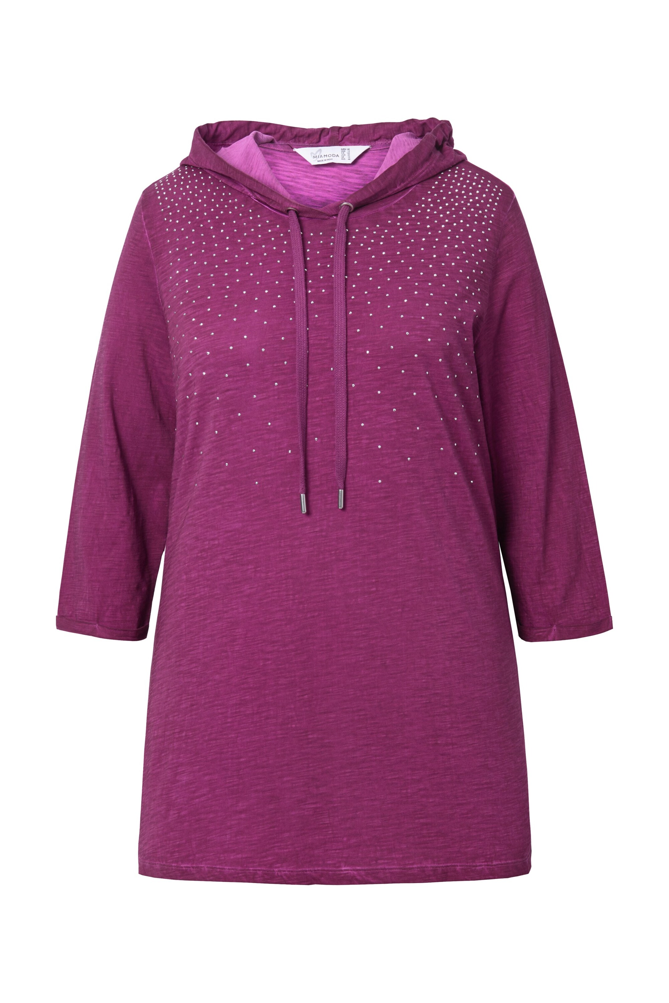 MIAMODA Shirt in Purple: front