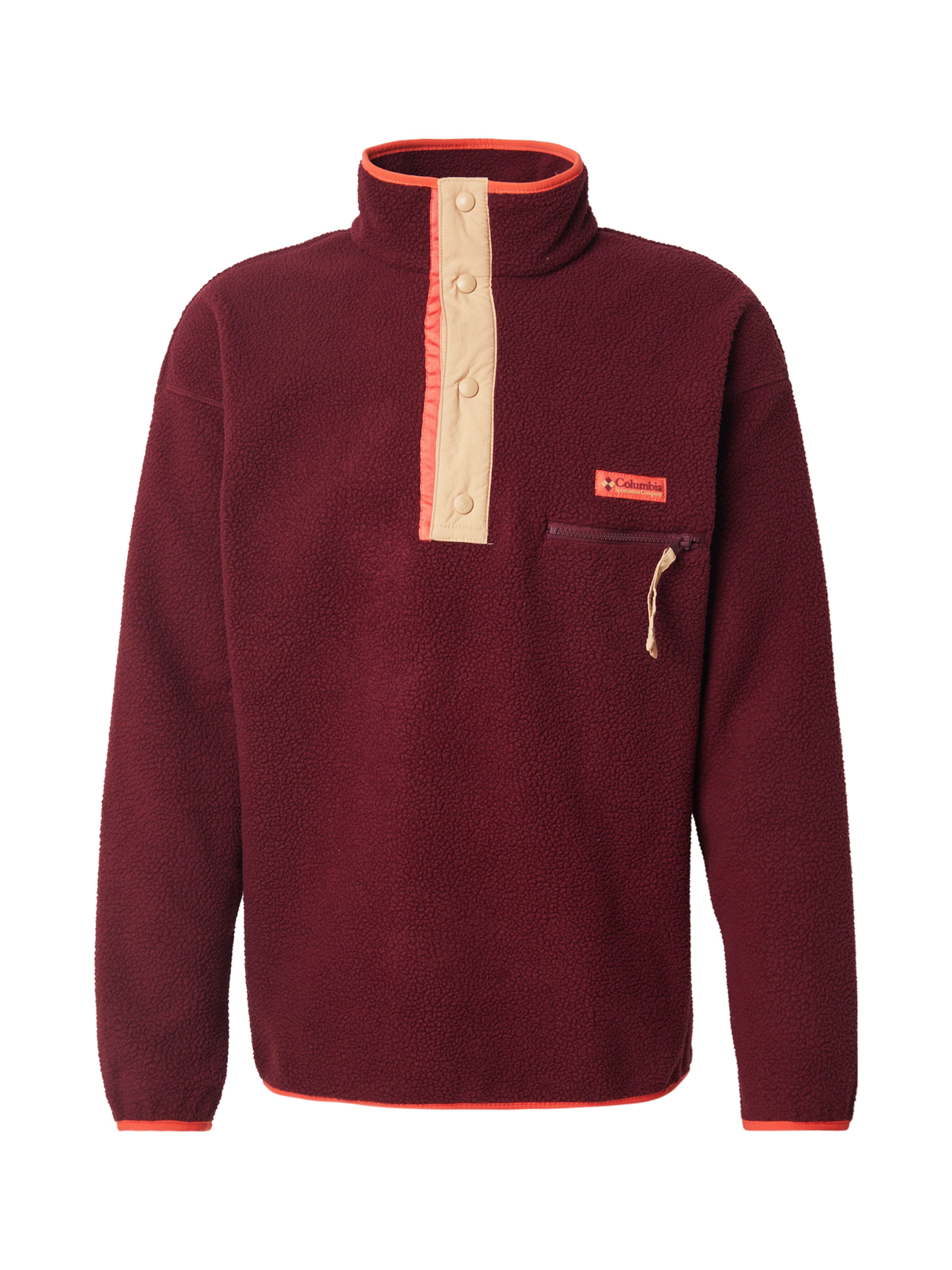 COLUMBIA Спортивная кофта 'Helvetia II' в Красный: спереди