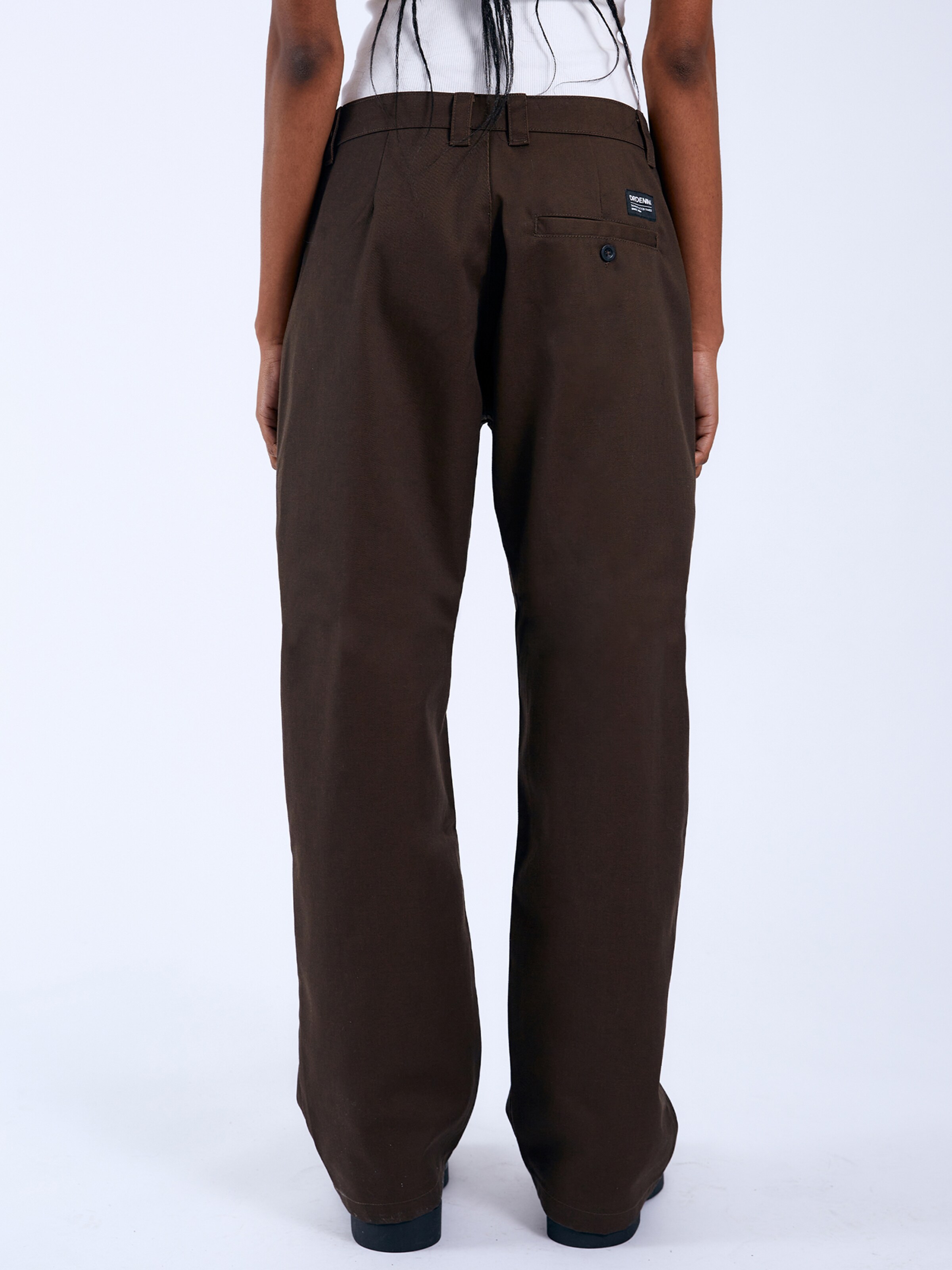 Dr. Denim Loose fit Pants 'Hill' in Dark Brown | ABOUT YOU