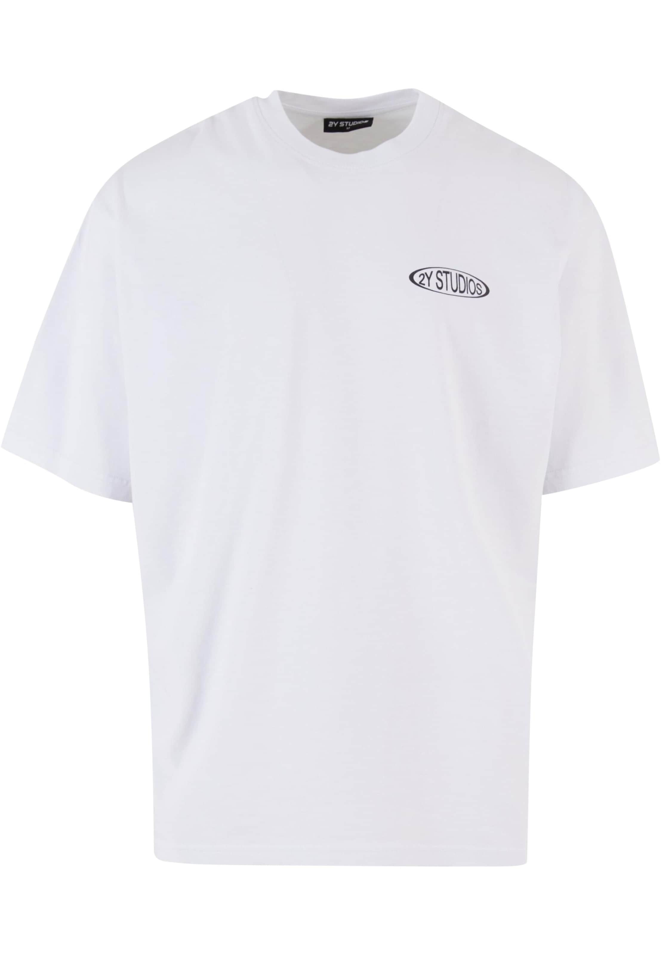 2Y Studios Футболка 'Introspect' в Белый: спереди