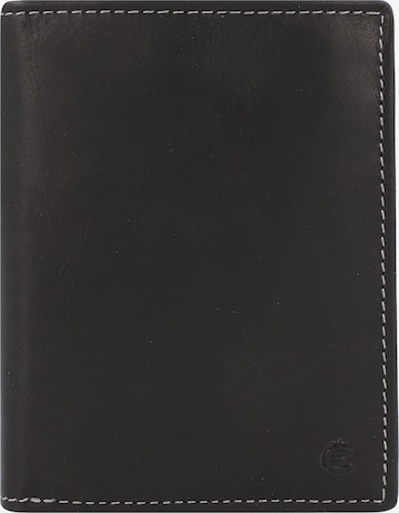 Esquire Wallet in Black: front