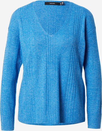 VERO MODA Пуловер 'INNIE' в синьо: отпред